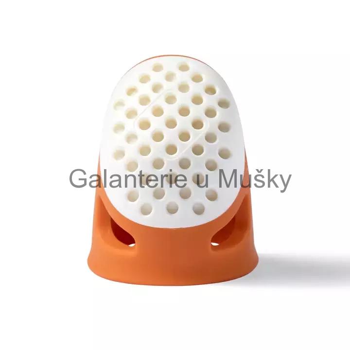 Náprstek plastový ergonomický - S - oranžová