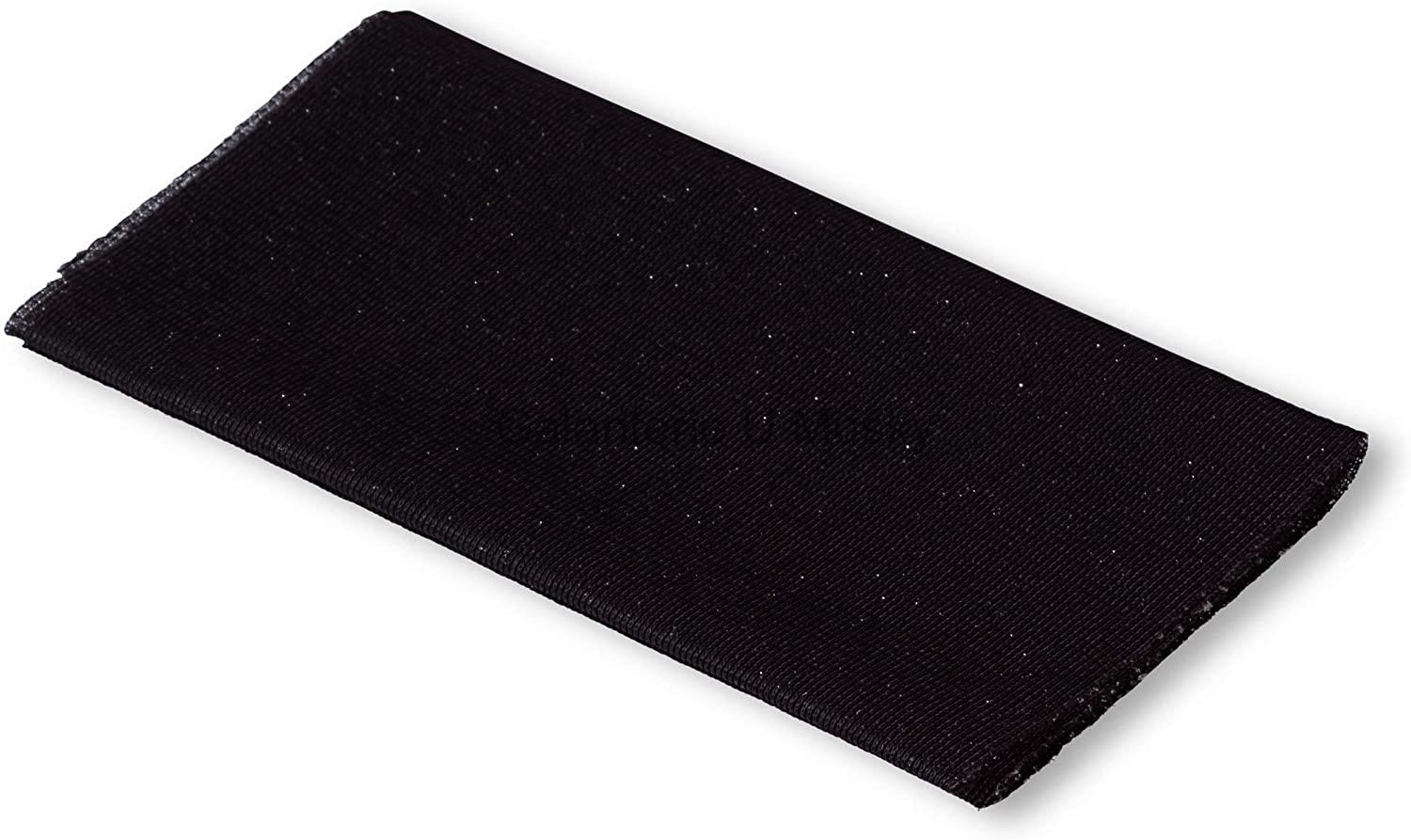 Záplata nažehlovací opravná 45x12 cm - 450 - černá