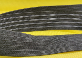Pruženka plochá 28 mm protiskluzová černá