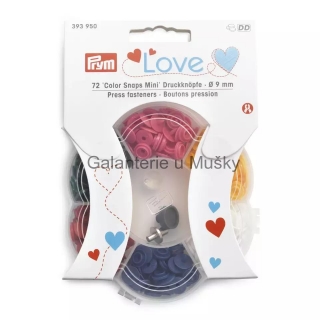 Patentky MINI "Color snaps" 72 ks PRYM LOVE