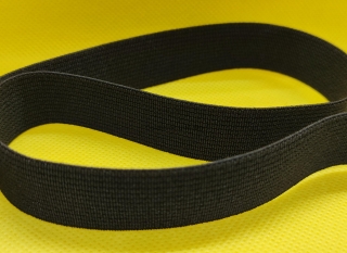 Pruženka tkaná 21mm černá - Oeko-tex standard 100