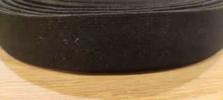 Pruženka tkaná měkká 30mm - černá